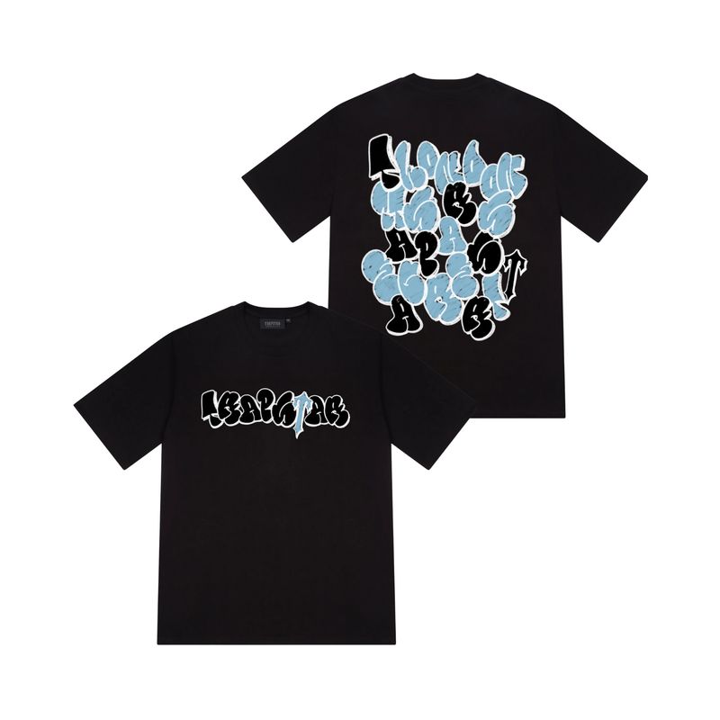 Trapstar Wall to Wall Tee - Black