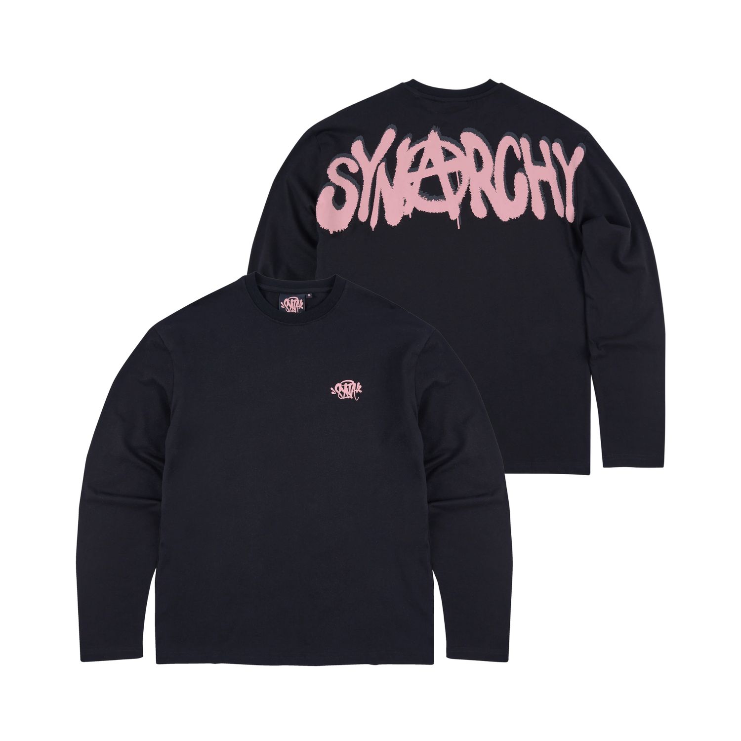 SynaWorld Synarchy Double Long Sleeve Tee - Black/Rose Gold