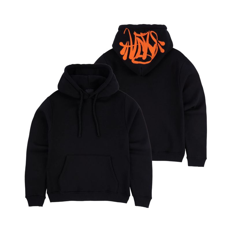 SynaWorld Syna OG Hood - Black/Orange