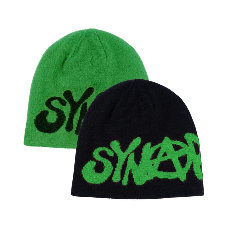 SynaWorld Reversible Synarchy Beanie - Black/Green