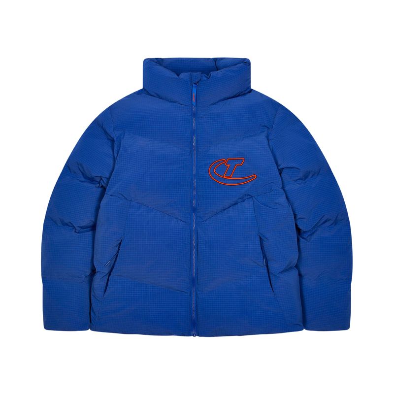 Trapstar Hyperdrive Ripstop Puffer - Blue/Orange