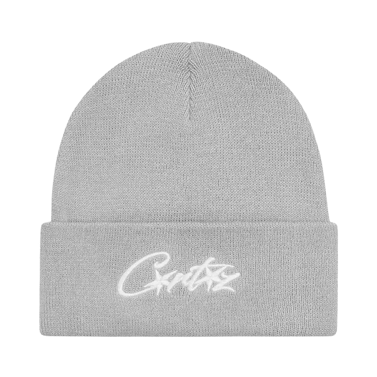 Corteiz Allstarz Folded Beanie - Grey