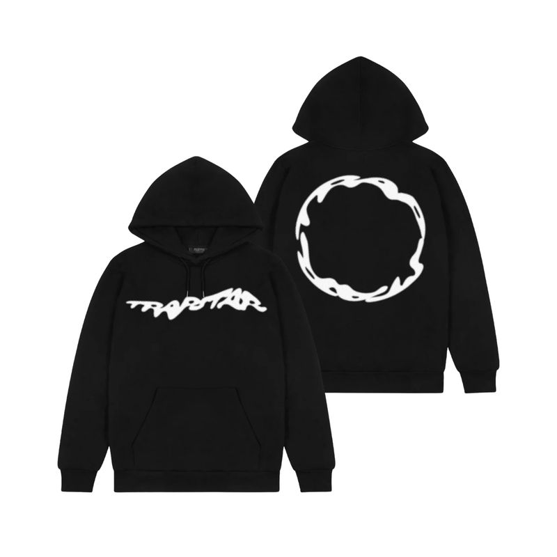 Trapstar Halftone Hoodie - Black