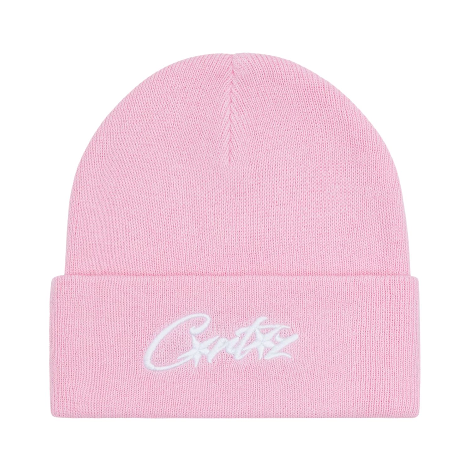 Corteiz Allstarz Folded Beanie - Pink