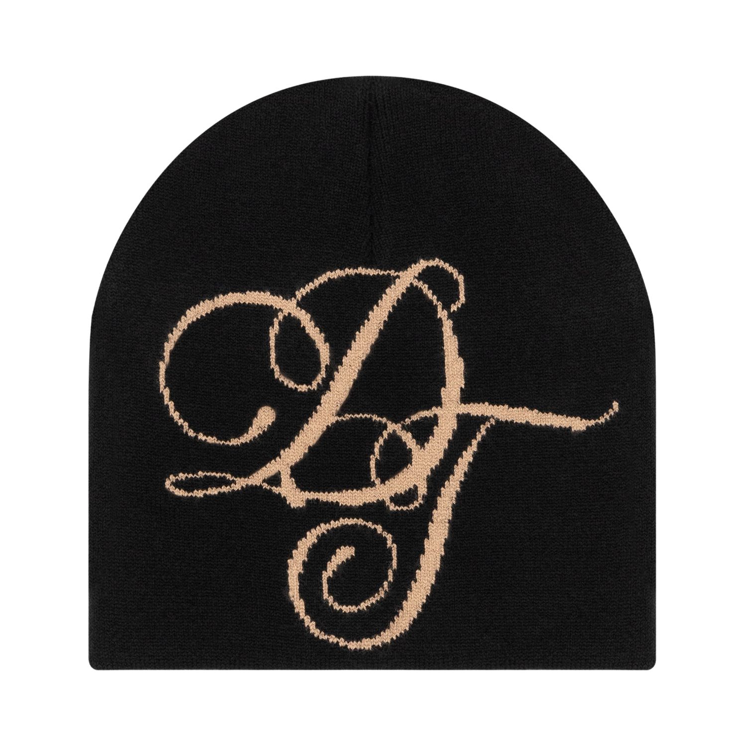 Denim Tears Metallic Gold Script Beanie