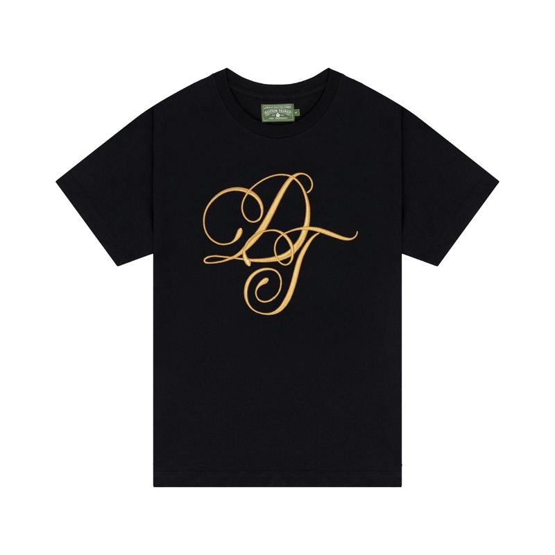 Denim Tears Metallic Gold Script Tee