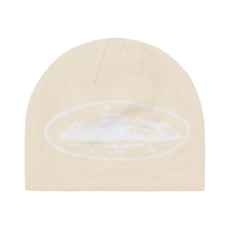 Corteiz Alcatraz Beanie - Cream