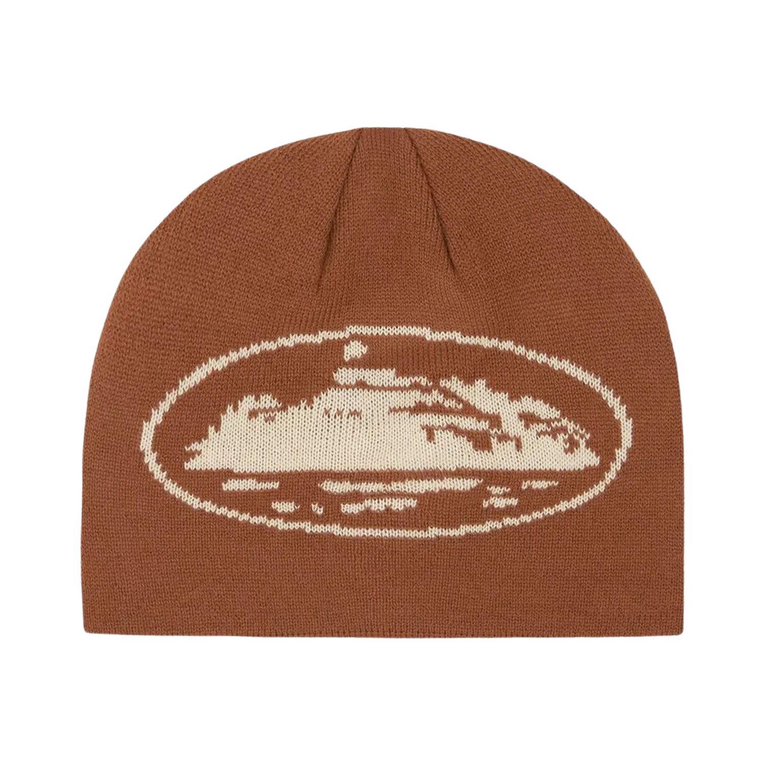 Corteiz Alcatraz Beanie - Brown