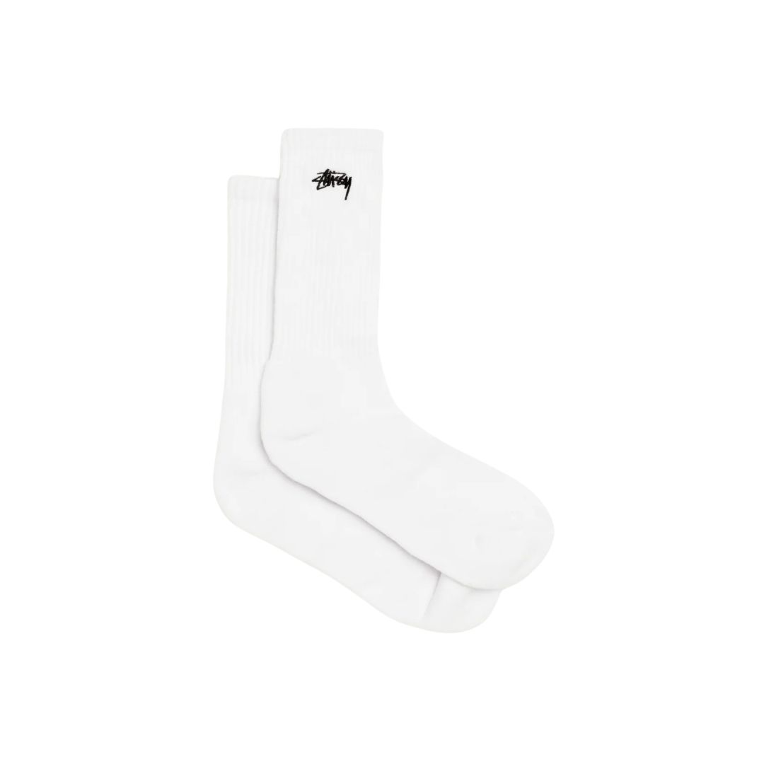 Skarpetki Stüssy crew socks white