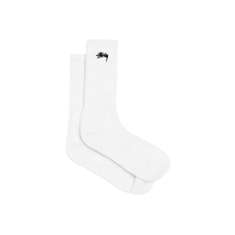 Skarpetki Stüssy crew socks white