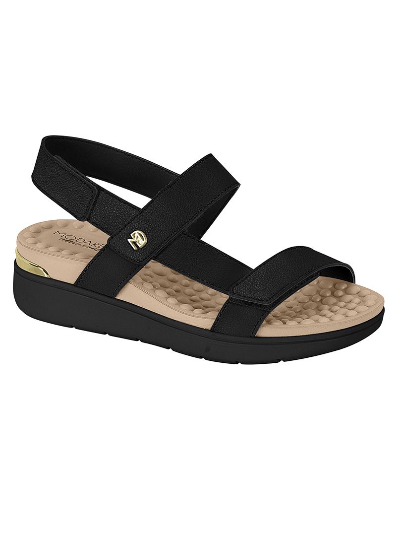 Sandalia Flat Napier, Color: Negro, Talle Uruguayo: 36