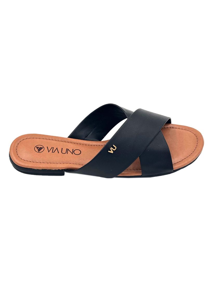 Sandalia Plana Estambul, Color: Negro, Talle Uruguayo: 36