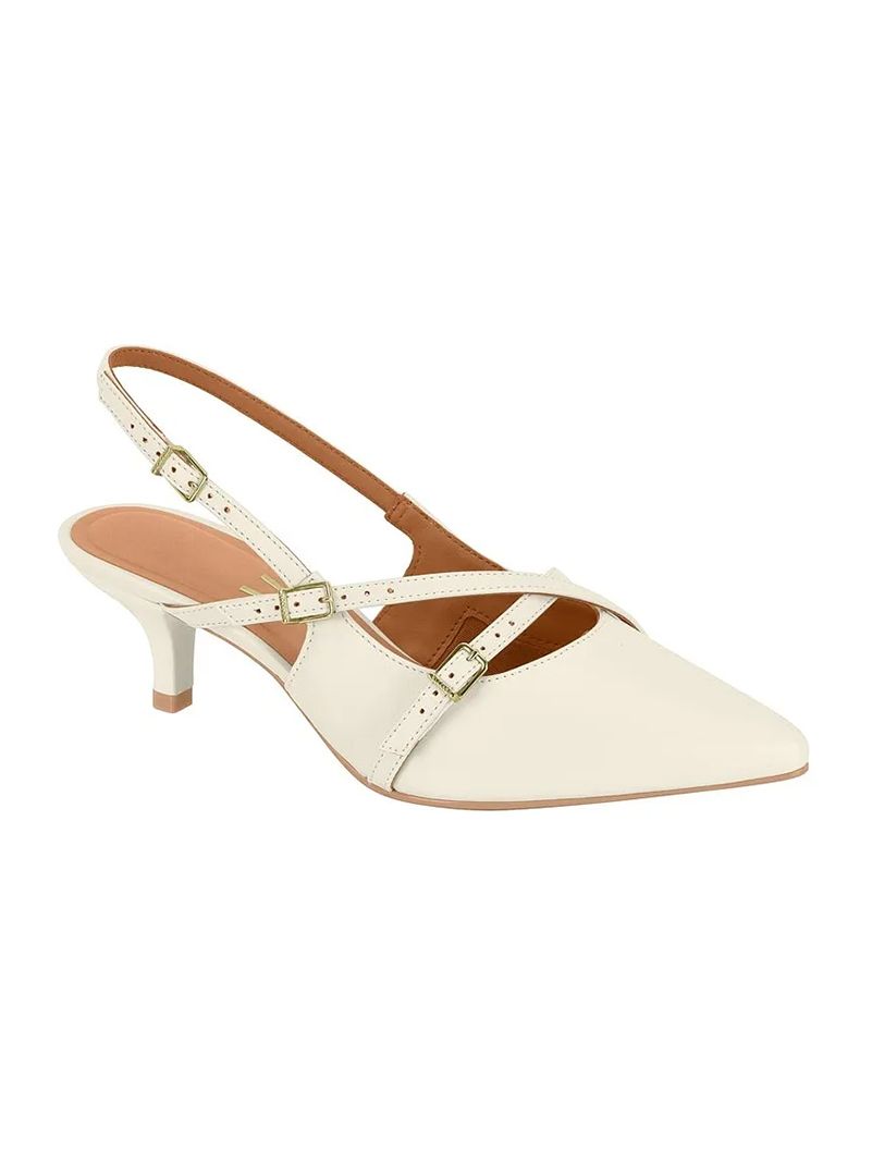 Stiletto Milan, Color: Blanco Off, Talle Uruguayo: 34