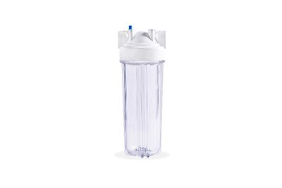 Housing para cartucho de 10in x 2.5in transparente fhaswp1075-prv-npt (h06v-6n-wc)