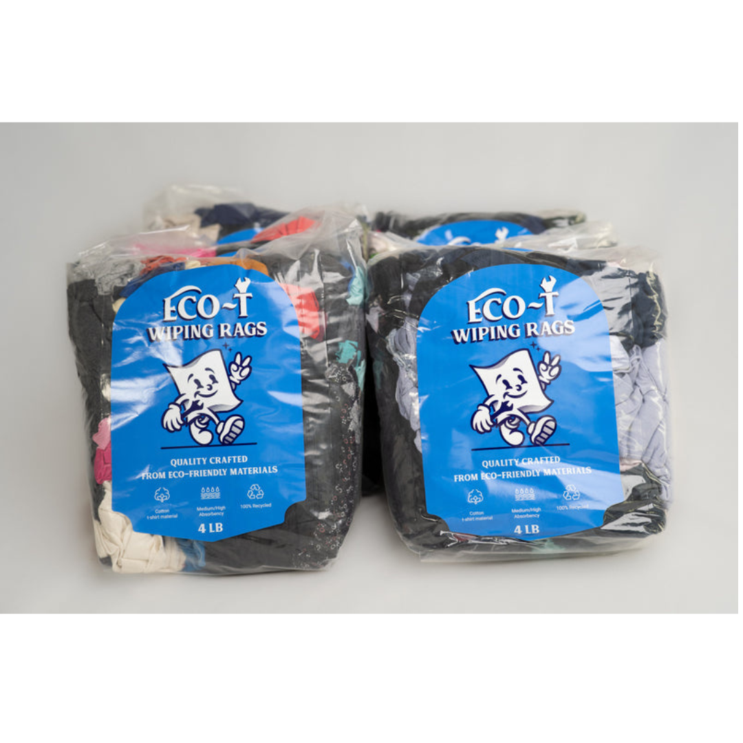 ECO-T Mechanic Rags 6 - 4 LB Bags Per Case