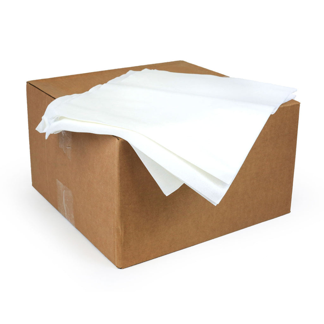 White Airlaid Flat Pack Wipe
