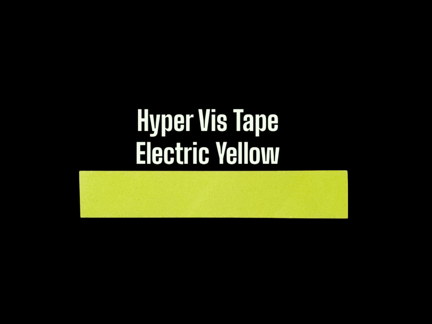 Hyper Vis Tape Electric Yellow
