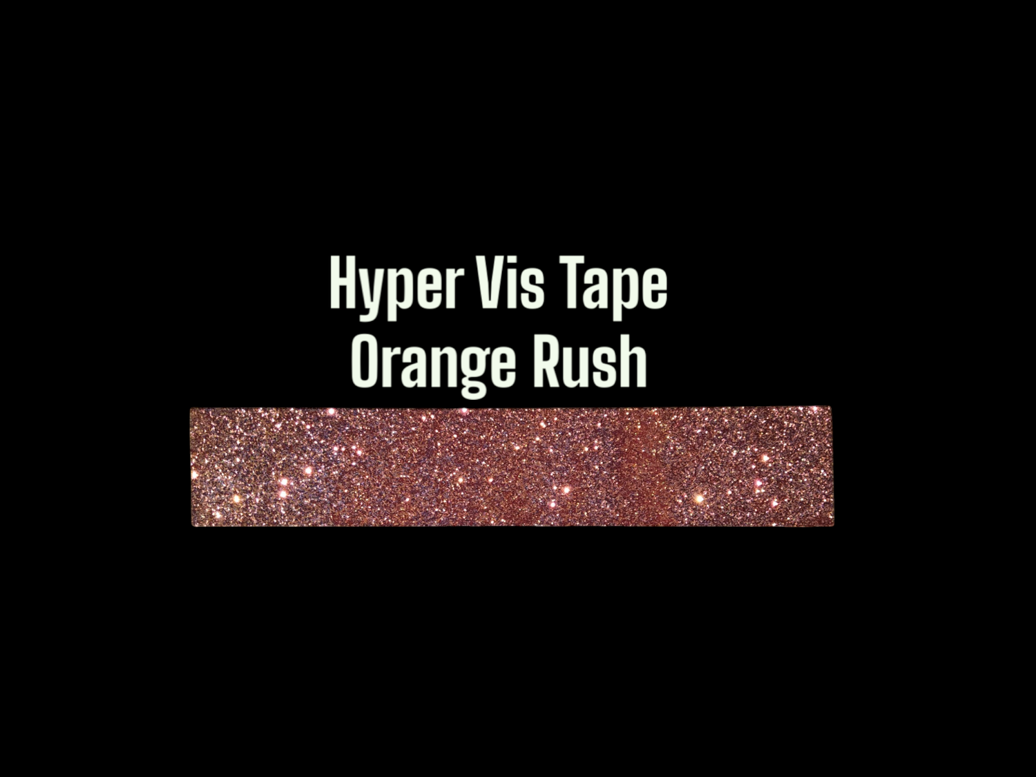 Hyper Vis Tape Orange Rush