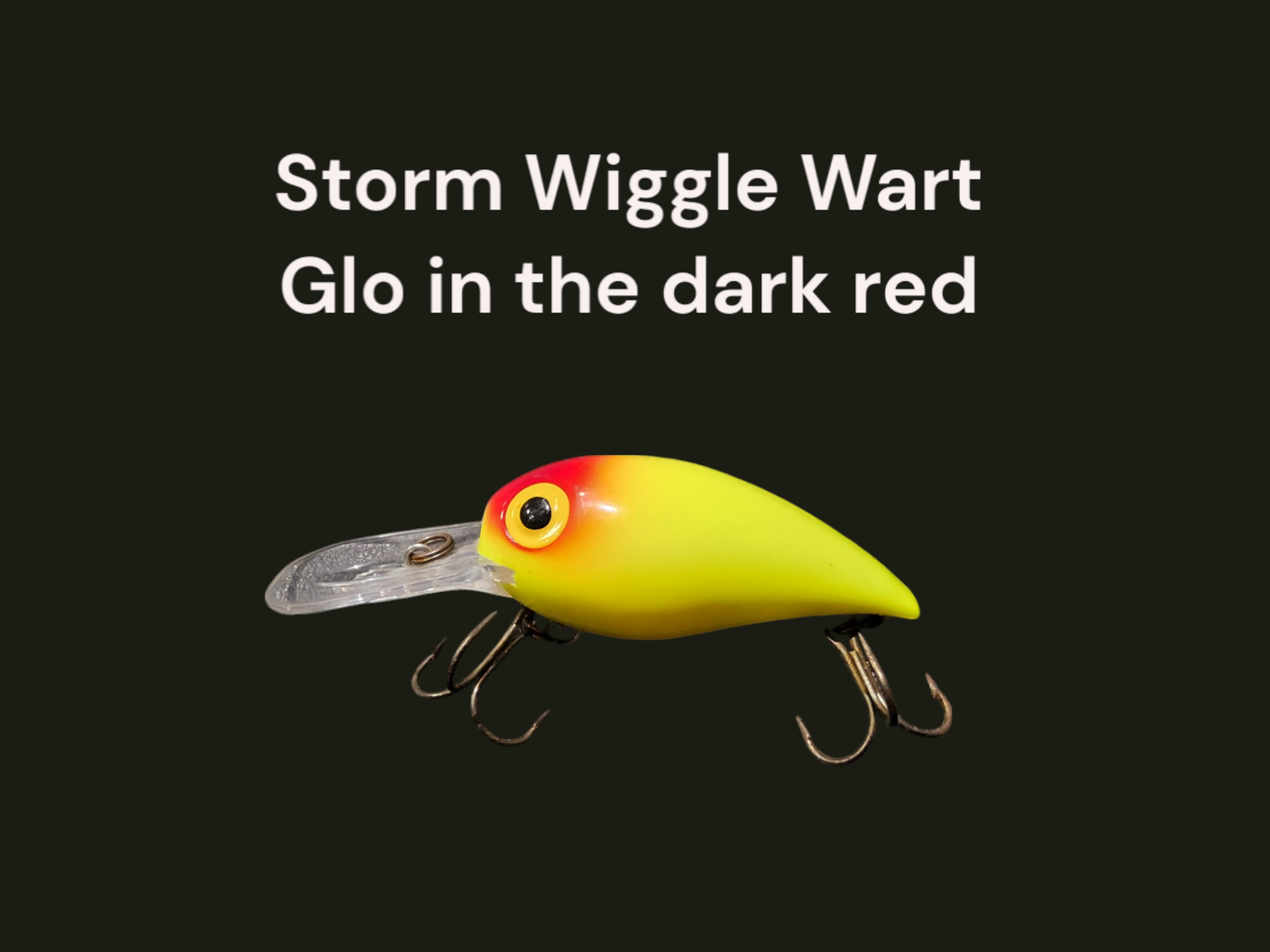 Wiggle Wart Glo in the dark Red