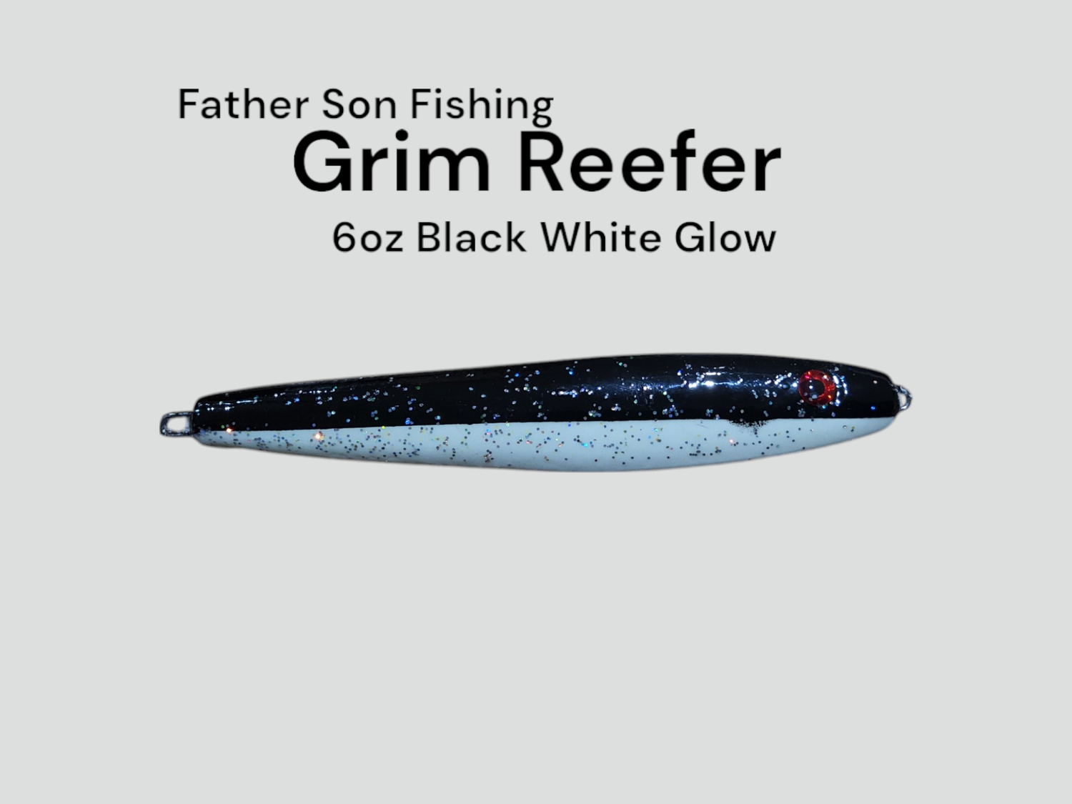 Grim Reefer Black White Glow