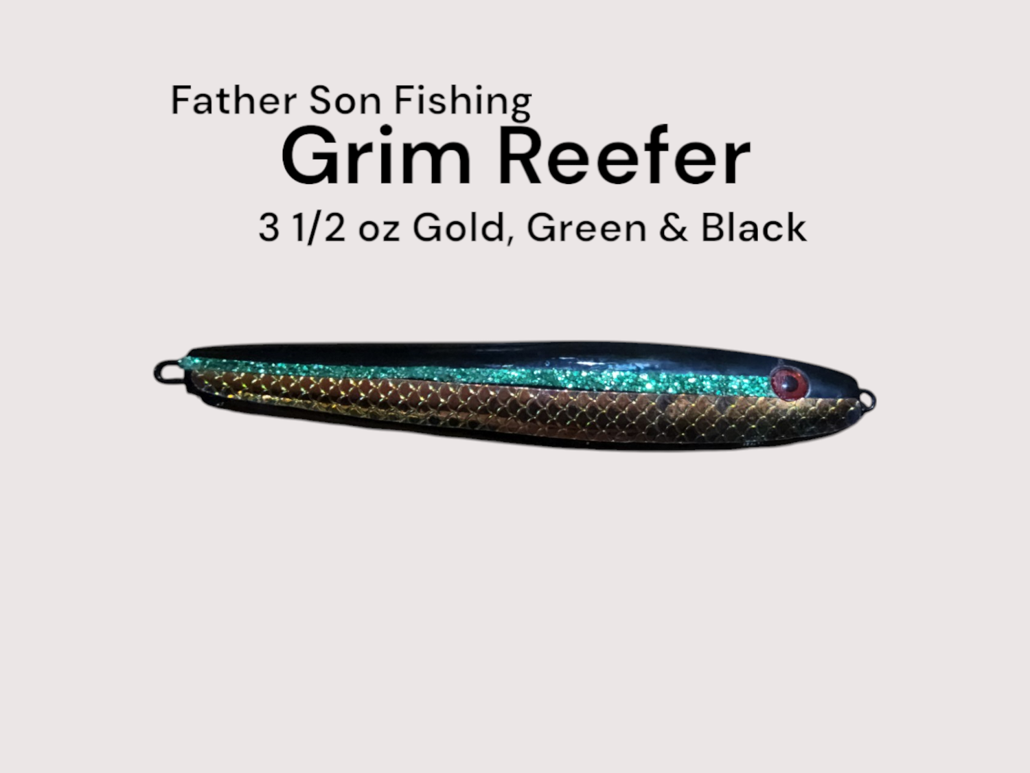 Grim Reefer Jig Gold Green And Black