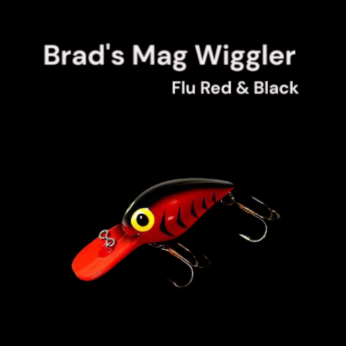 Brads Mag Wiggler Flu Red And Black