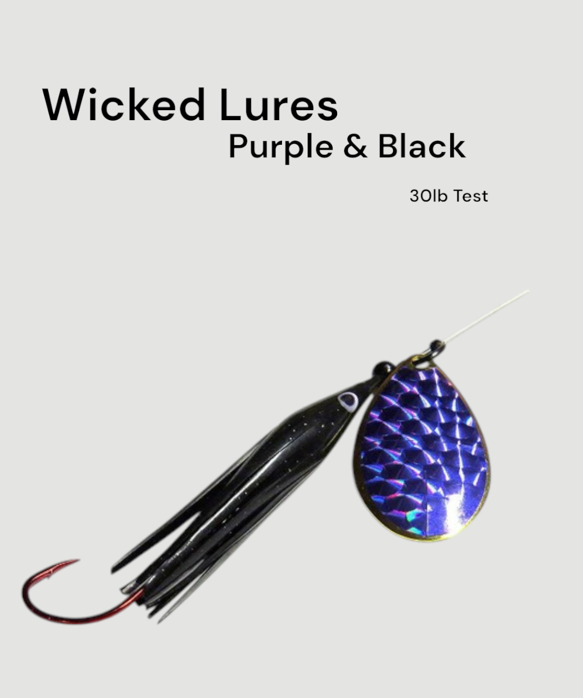 Wicked Lures Black Purple