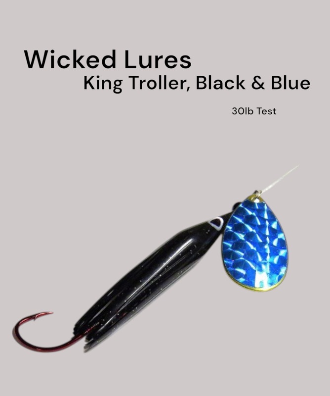 Wicked Lures King Troller Blk\ Blue