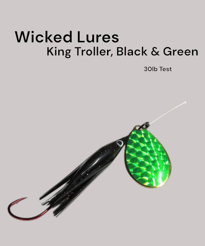 Wicked Lures King Killer Blk Purple 6