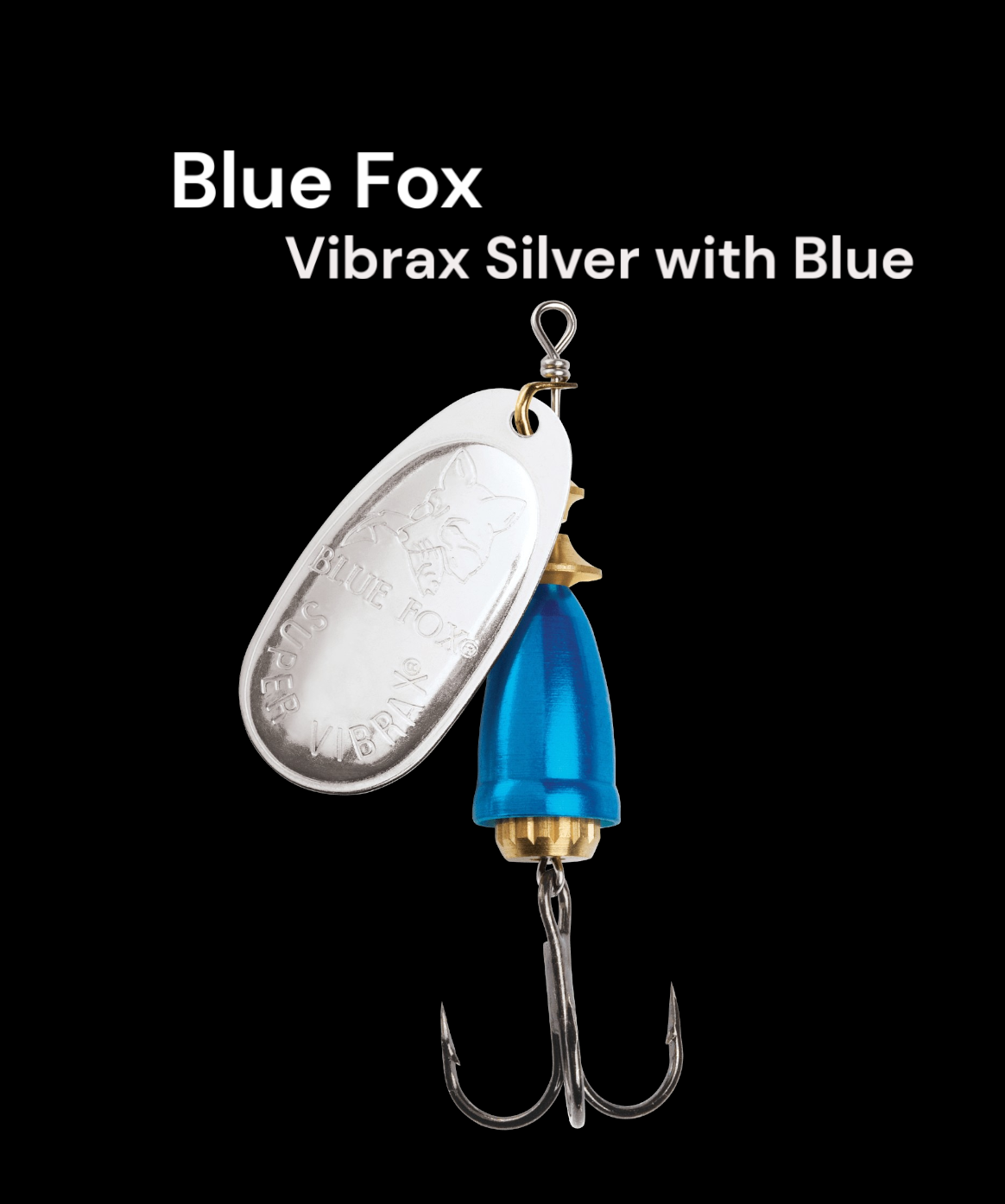 Blue Fox Silver With Blue