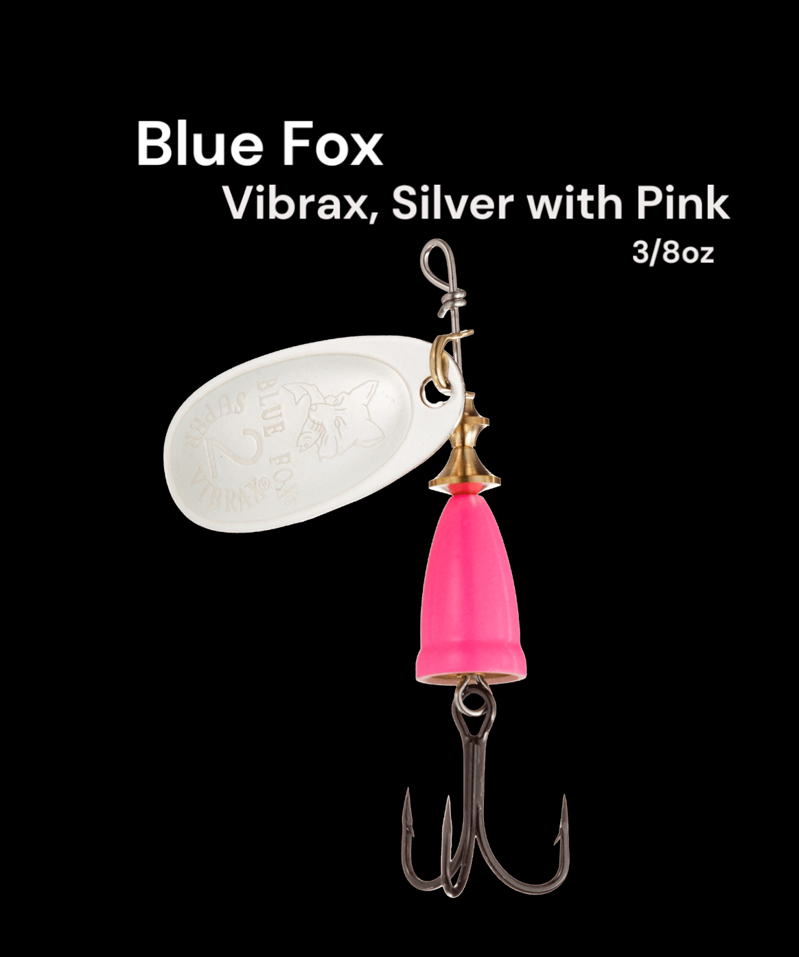 Blue Fox Vibrax Silver &amp; Pink
