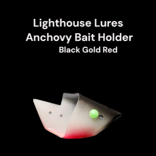 Anchovy Bait Holder Black/glow/red