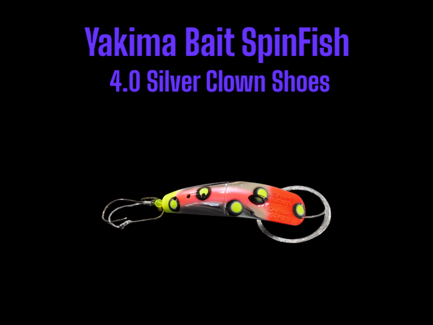 SpinFish 4.0&quot; Silver Clown Shoes