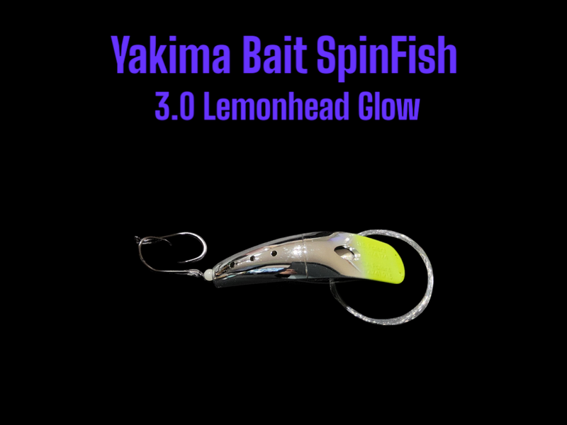 Spinfish 3.0&quot; Lemon Head Glo