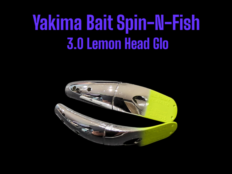 SpinFish 3.0&quot; Lemon Glo 2pk