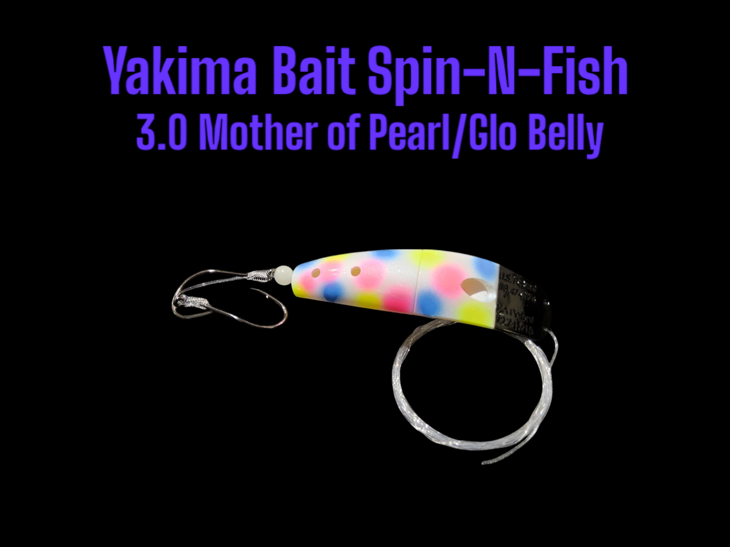 Spin-N-Fish Mother Of Pearl/Glo Belly