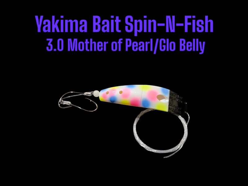 Spin-N-Fish Mother Of Pearl/Glo Belly
