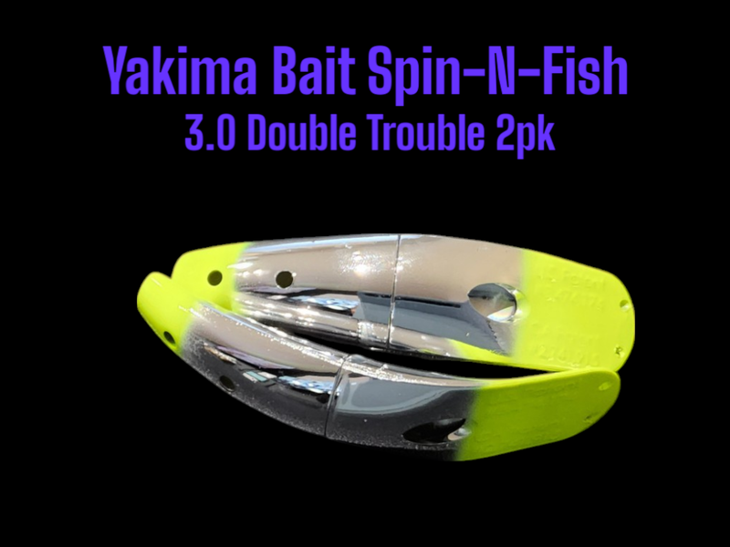 Spin-N-Fish 3&quot; Double Trouble 2 Pk