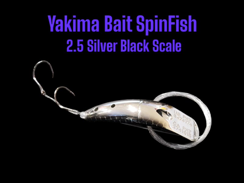 SpinFish 2.5&quot; Silver Black Scale