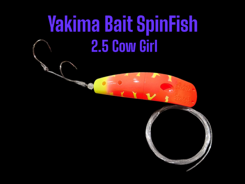 SpinFish 2.0&quot; Glow Cow Girl