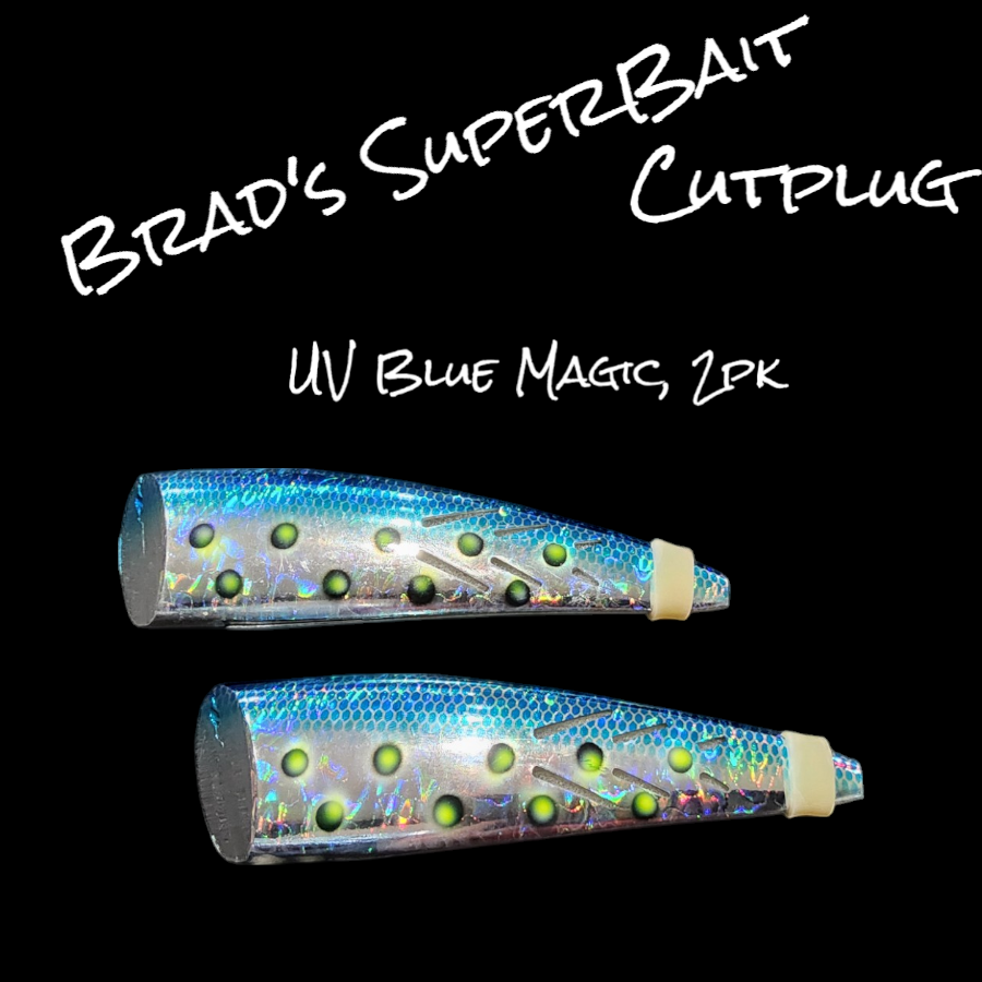 Brads Cut Plug Blue Magic