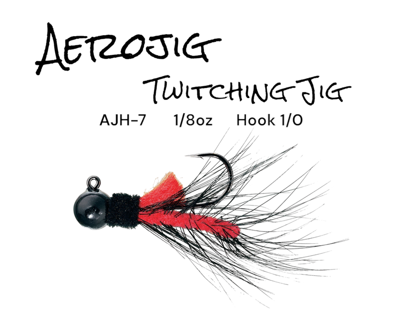 Aero Jig 1/8 Oz Black/red