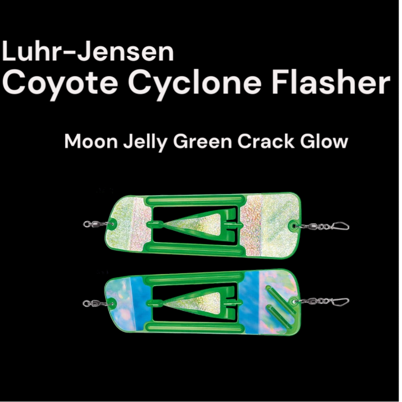Coyote Cyclone Flasher Green Crack Glow