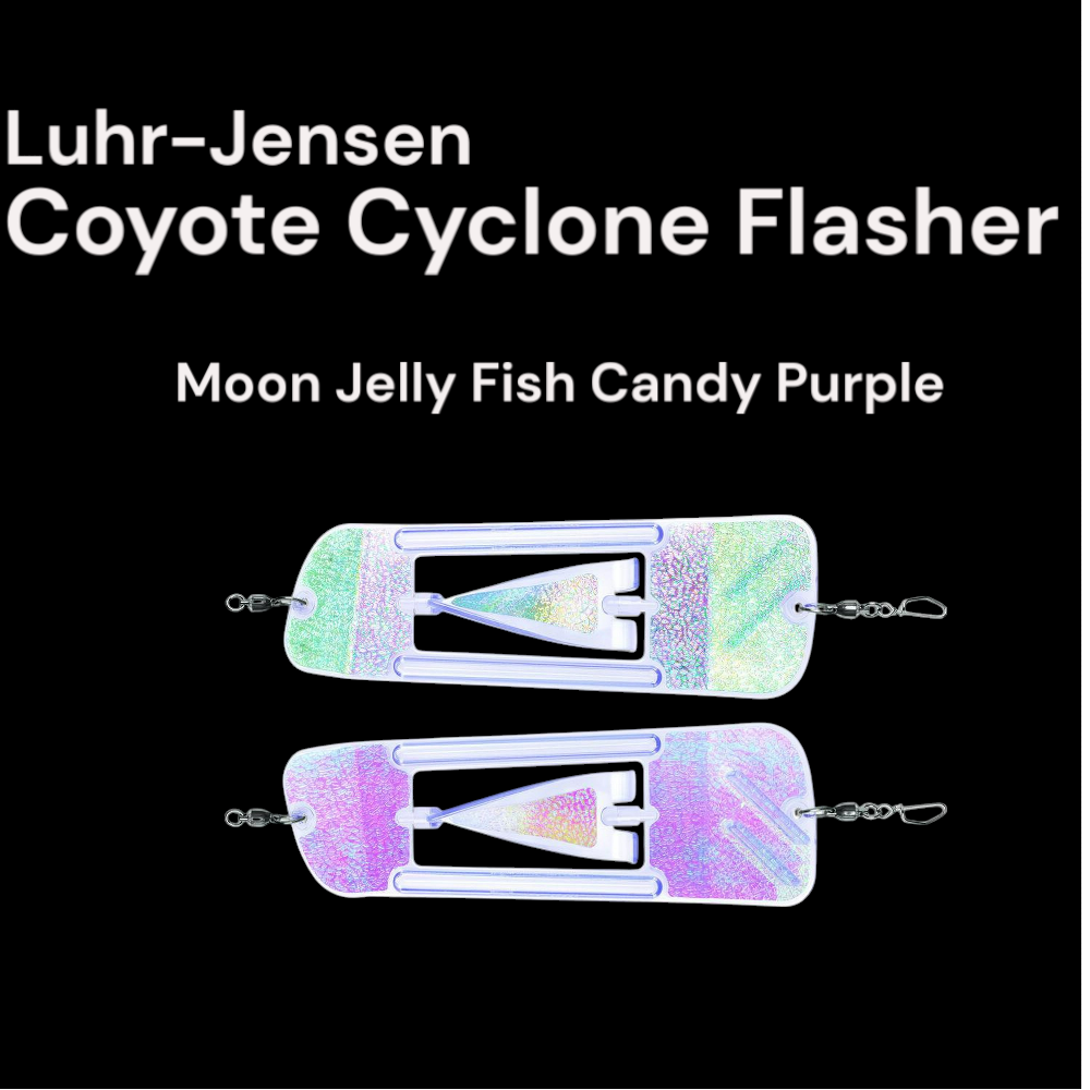 Coyote Cyclone Flasher Purple Moon Jelly