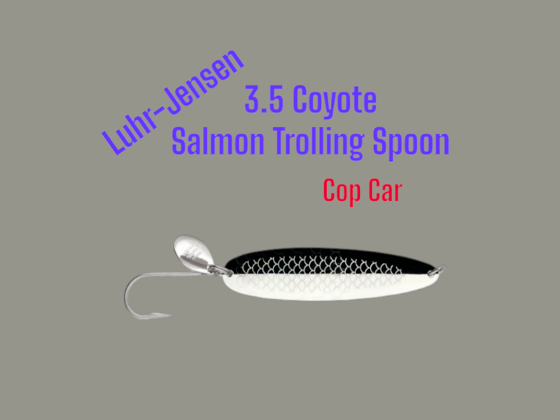Coyote 3.5 Salmon Trolling Spoon Cop Car