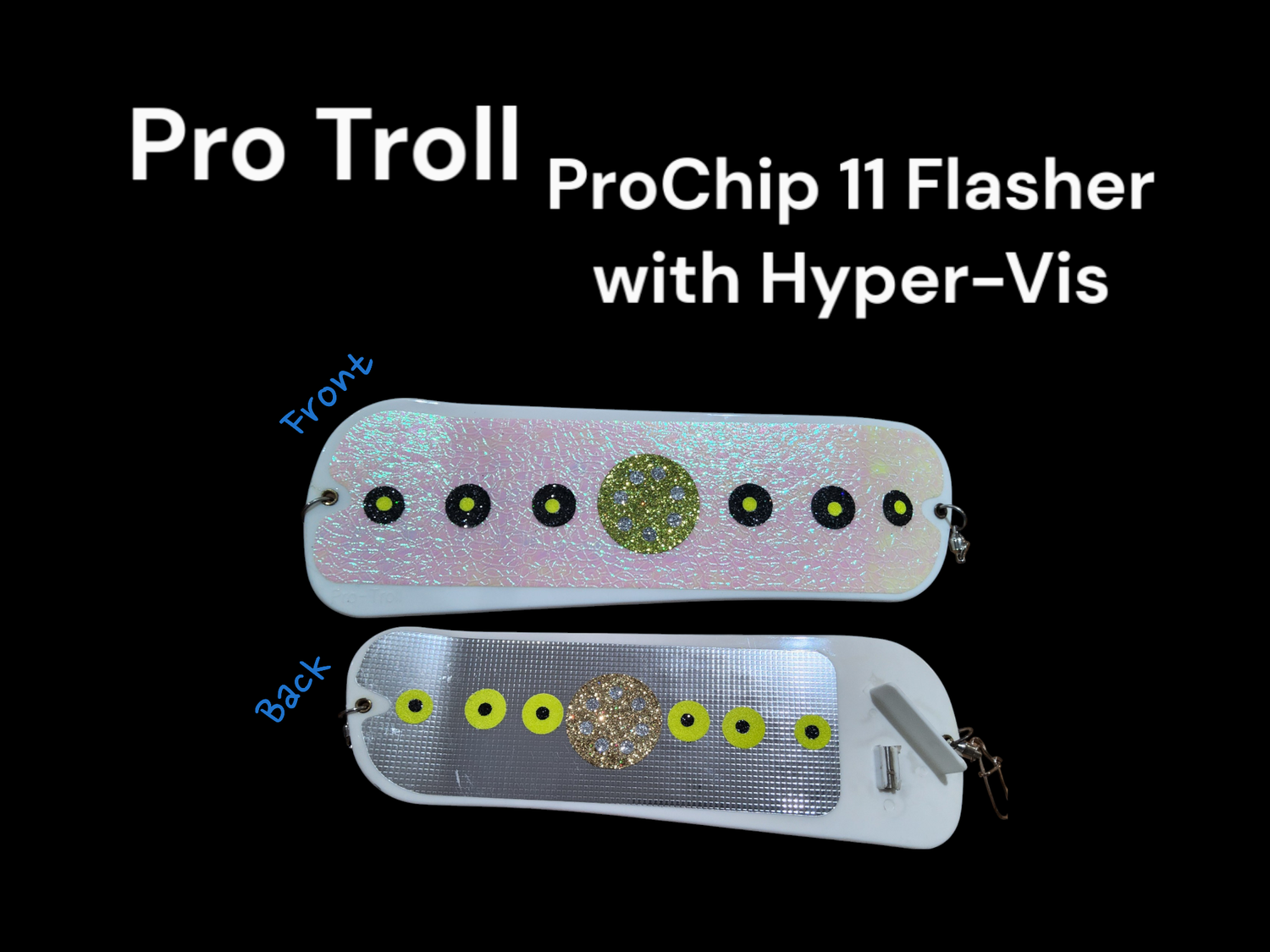 Pro Troll 11&quot; Flasher Hyper Viz Black Purple