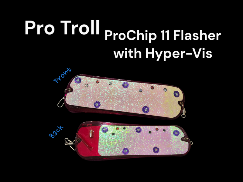 Pro Troll 11 Flasher Ruby Moon Glow