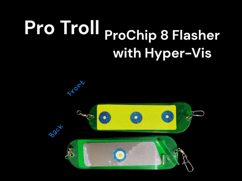Pro Troll 8&quot; Flasher Luminous Lagoon