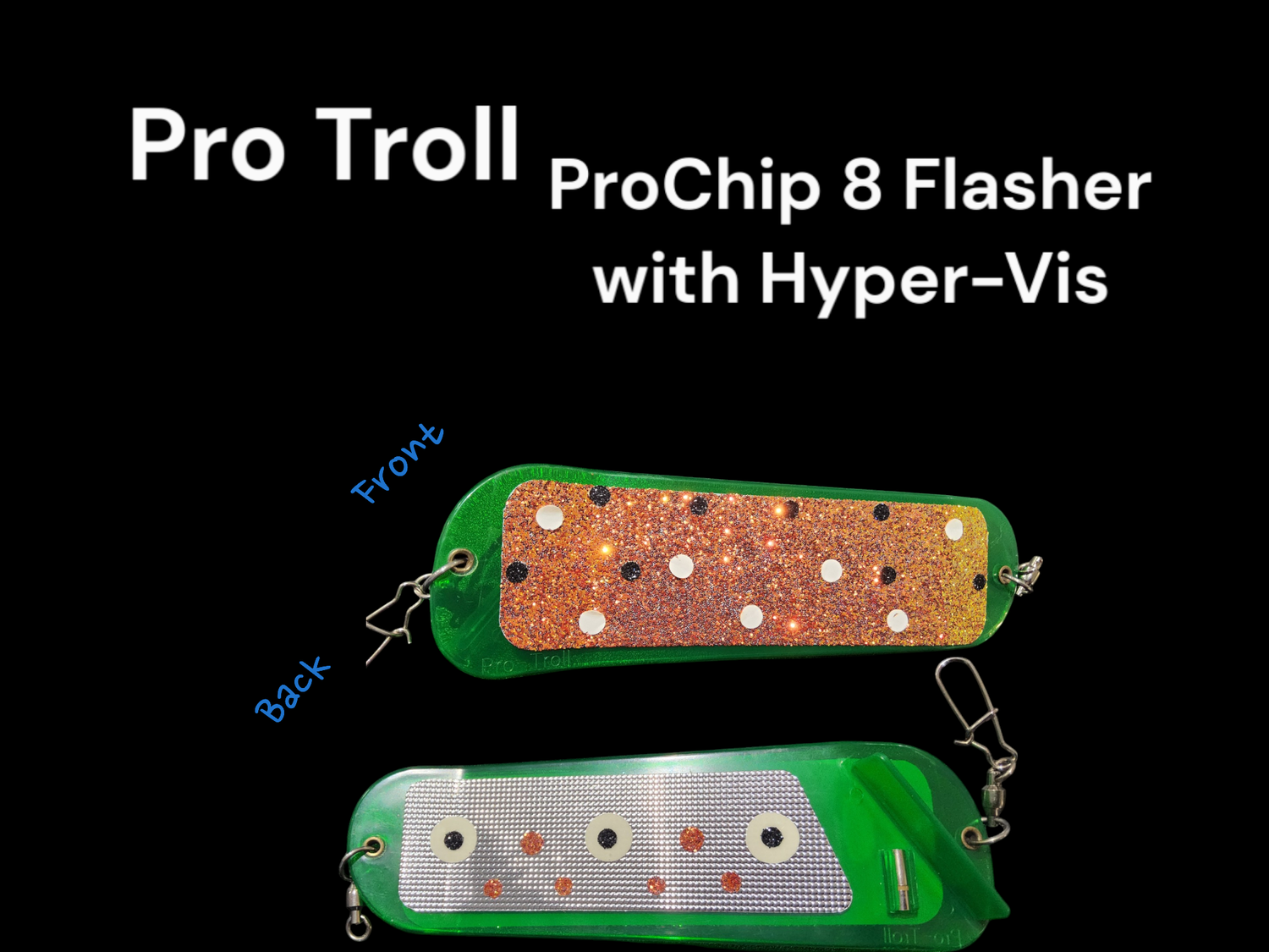 Pro Troll 8&quot; Jalapeno Hyper Viz