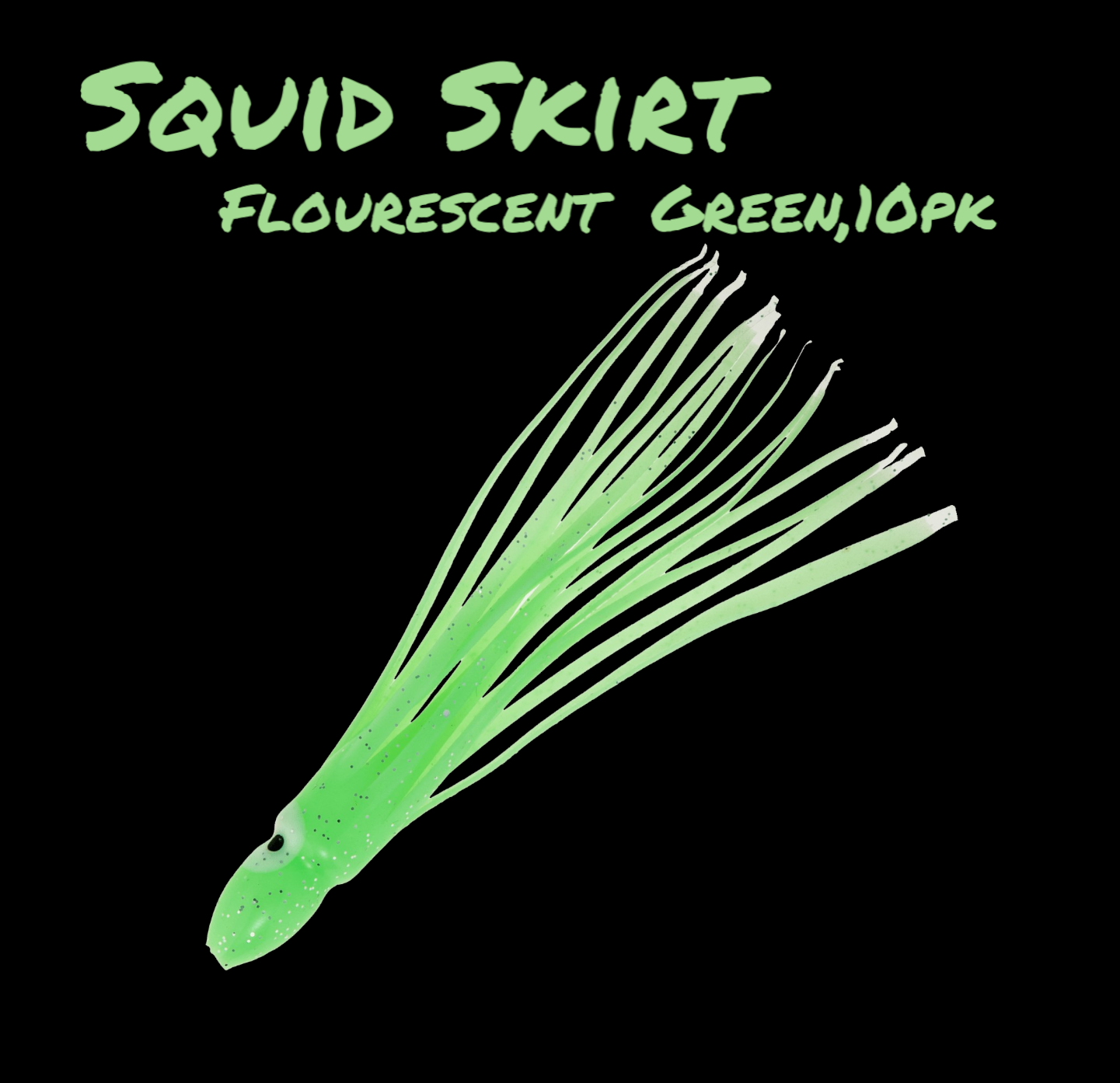 Squid Skirt Green Flo